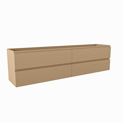 Mondiaz HAY wastafelonderkast - 190x40x50cm - 4 lades - softclose - Oro