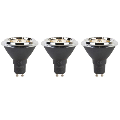 Luedd LED lamp - set van 3 - GU10 - 6W - 2700K - 450LM - dimbaar