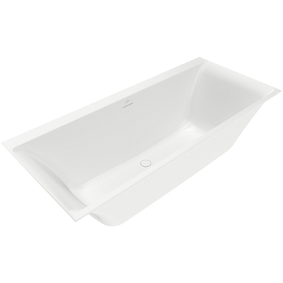 Villeroy & boch Subway 3.0 bad 180x80cm rechthoek ingebouwd vulsysteem stone white