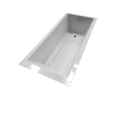 GO by Van Marcke Baldino inbouwbad 170x70cm zonder poten Acryl Glans Wit