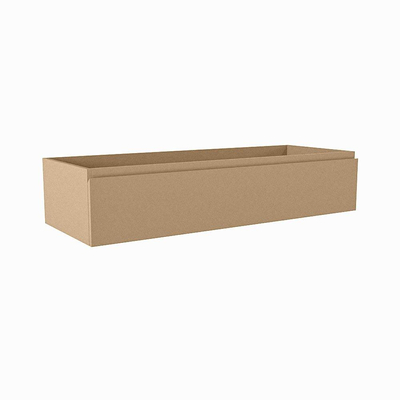 Mondiaz FOGE wastafelonderkast - 120x45x25cm - 1 lade - uitsparing links en rechts - softclose - Oro