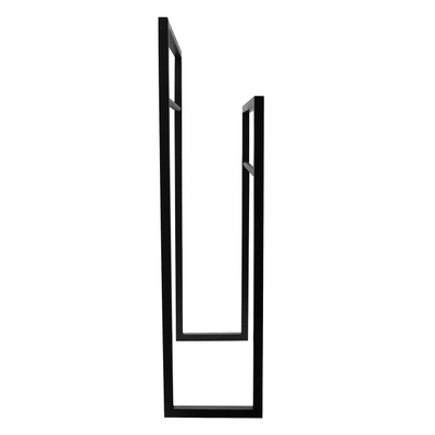 Wiesbaden Liber vrijstaand handdoekrek mat-zwart