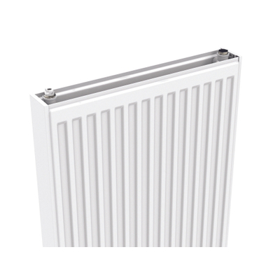 Stelrad Vertex paneelradiator 200x50cm type 10 1029watt 4 aansluitingen Staal Wit glans