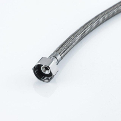 Fortifura Calvi Hoekstopkraan Met Flexibele Slang - 30cm slang - 1/2"x3/8" - geborsteld gunmetal