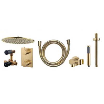 Wiesbaden one-pack inbouwthermostaatset rond type 403 GM (30cm)