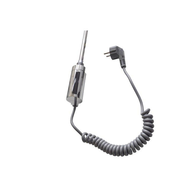 Sanicare Elektrische Design Radiator Denso -180x40cm - Wifi - mat zwart - thermostaat chroom (rechtsonder)