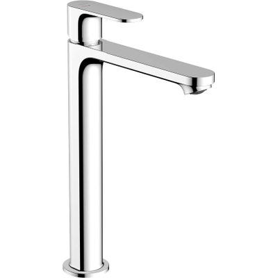 Hansgrohe Rebris S 1-gats highriser wastafelkraan 240 coolstart z. waste chroom