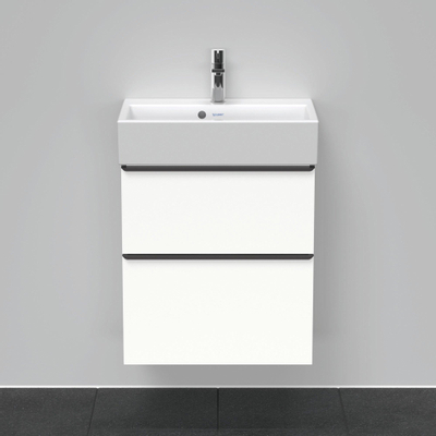 Duravit D-Neo wastafelonderkast 58.4x62.5x37.2cm 2 lades wit Mat