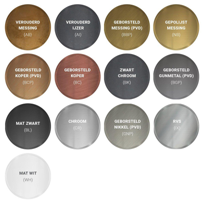 Hotbath Cobber glijstang 90cm met wandaansluitbocht 150cm doucheslang en ronde handdouche messing geborsteld OUTLETSTORE