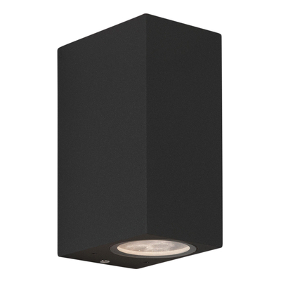 Astro Chios 150 wandlamp exclusief 2x GU10 zwart 7x9.5x15cm IP44 zink A