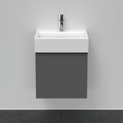 Duravit D-Neo wastafelonderkast 48.4x44x44.2cm 1 lade Grafiet Mat