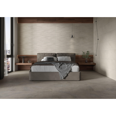 Cifre Ceramica Munich wand- en vloertegel - 120cm - gerectificeerd - Natuursteen look - Taupe mat (bruin)