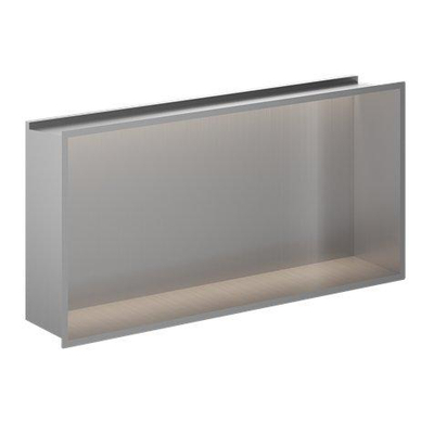 Crosswater Douche Nis - 61x30.5cm - LED-lichtstrip - geborsteld RVS