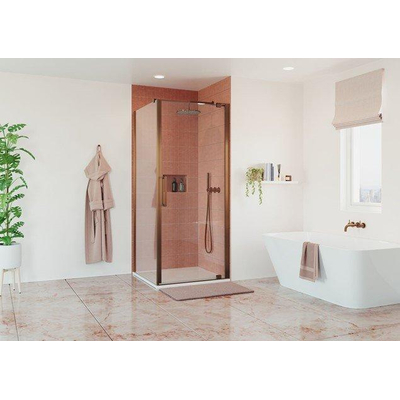 Crosswater Optix Draaideur - 90cm - geborsteld brons