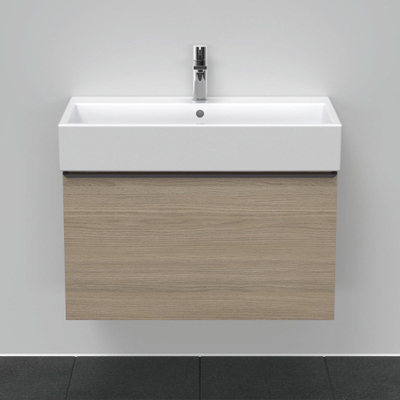 Duravit D-Neo wastafelonderkast 78.4x44x44.2cm 1 lade Eiken (terra) Mat