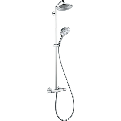 Hansgrohe Raindance Select 240 AIR Showerpipe: met douchekraan en EcoSmart hoofddouche met 3jet ecosmart handdouche chroom