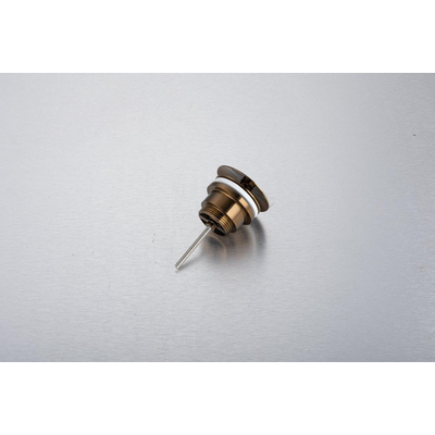 Afvoerplug always open geborsteld koper PVD OUTLETSTORE