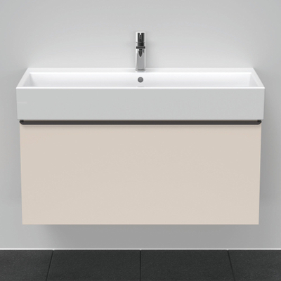 Duravit D-Neo wastafelonderkast 98.4x44x44.2cm 1 lade Taupe Mat