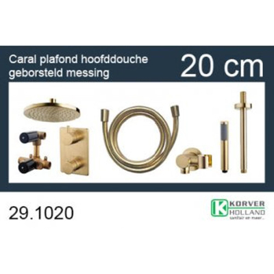 Wiesbaden one-pack inbouwthermostaatset rond type 401 GM (20cm)