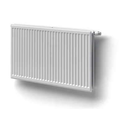 Stelrad Hygiene ECO paneelradiator 30x200cm type 20 1170watt 4 aansluitingen Staal Wit glans