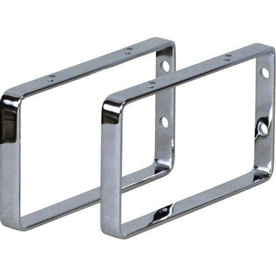 HR Badmeubelen Fonteinframe 21x12x2cm Set Van 2 Stuks Chroom