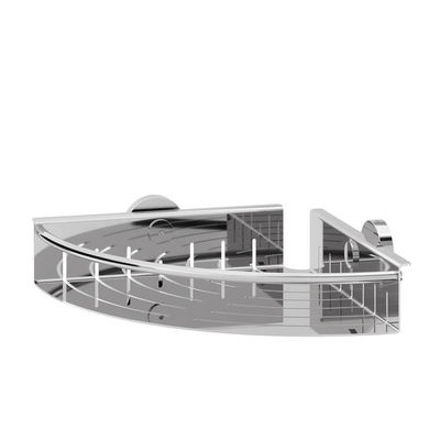 Tiger Boston Douchemand - 25x25x6cm - hoekmodel - gepolijst RVS