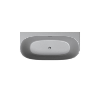 Riho Phatos Halfvrijstaand Bad - 170x80cm - Acryl - Mat stone grey (grijs)