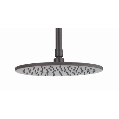 Crosswater Union Douchekop - 25cm - rond - brushed black chrome (gunmetal)