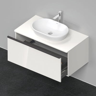 Duravit D-Neo wastafelonderkast 100x45.9x55cm 1 lade wit Hoogglans