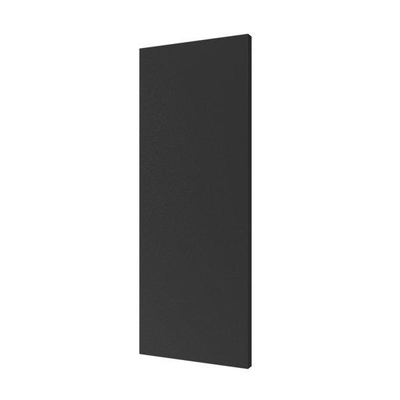 Plieger Perugia designradiator verticaal middenaansluiting 1206x456mm 549W zwart grafiet (black graphite)