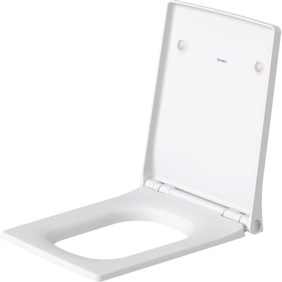 Duravit Viu WC-zitting 46.3x37.1x4.38cm met softclose met quickrelease Kunststof wit Glanzend