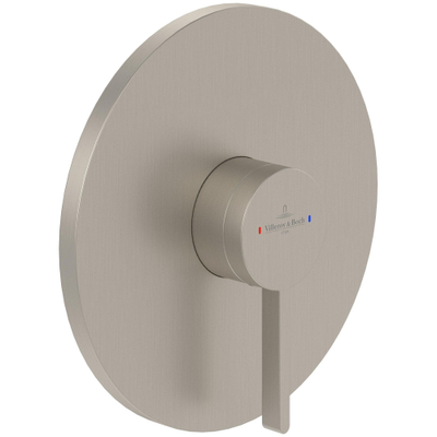 Villeroy & Boch Dawn Eengreeps inbouwkraan - Matt Brushed Nickel (RVS)