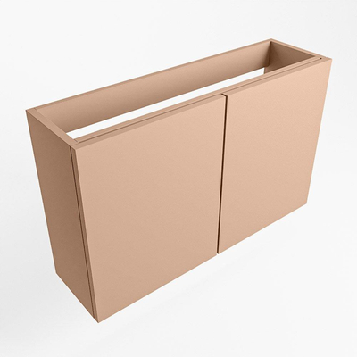 Mondiaz FOWY fonteinonderkast - 80x22x50cm - 2 deuren - push to open - softclose - Rosee