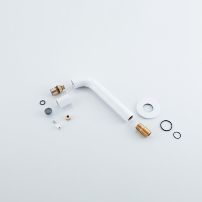 Fortifura Calvi Fonteinkraan - inbouw - uitloop 19.5cm - inkortbaar - mat wit