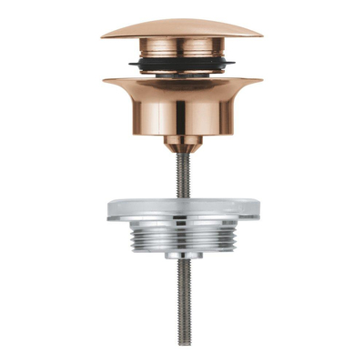 GROHE afvoergarnituur push open brushed warm sunset