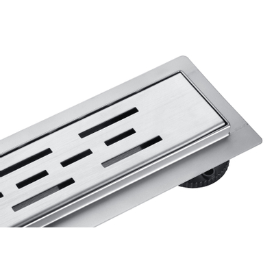 Adema Ralo douchegoot - 60cm - rooster - vloerflens - RVS