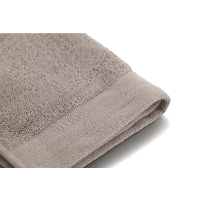 Walra Soft Cotton Gastendoek set van 2 30x50cm 550 g/m2 Taupe