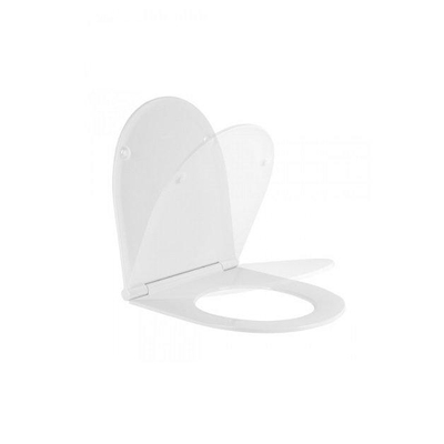 QeramiQ Salina Toiletzitting - 38x46.1x1cm - softclose - quickrelease - wit