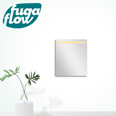 FugaFlow Eccelente Arredo 2.0 badkamerspiegel 60x70cm met bovenverlichting LED met sensor schakelaar