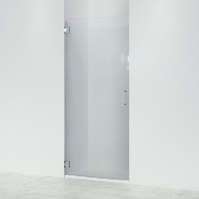 Saniclass Neptune Douchedeur - 100x200cm - profielloos - veiligheidsglas - anti kalk - chroom