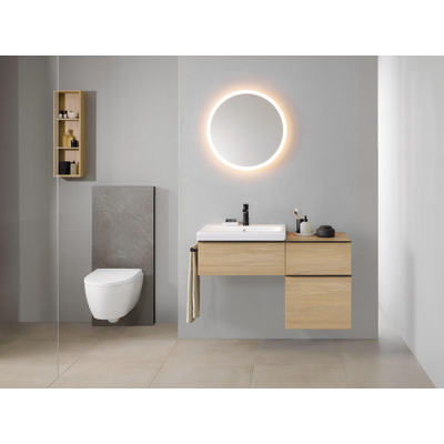 Geberit iCon Wandclosetset - 53x35cm - diepspoel - rimless - TurboFlush - softclose en quickrelease zitting - mat wit