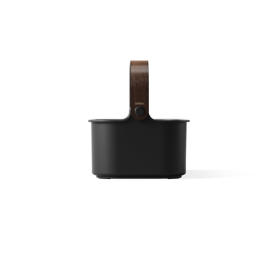 Umbra Bellwood Badkameropberger - 28x17x13cm - zwart/walnoot