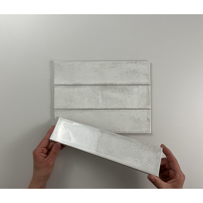 Cifre Ceramica Alchimia wandtegel - 7.5x30cm - Rechthoek - 8.6mm - White