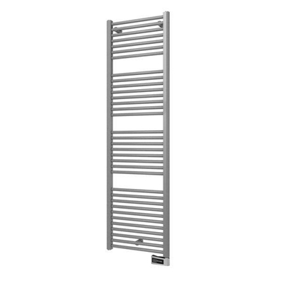 Plieger Palermo-EL III/Fischio elektrische designradiator horizontaal 1702x500mm 700W zilver metallic