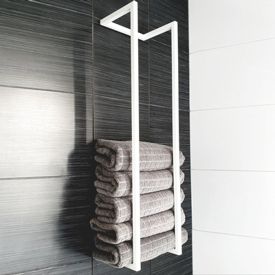 Saniclass Dual Handdoekrek - 95x25x20cm - mat wit OUTLETSTORE