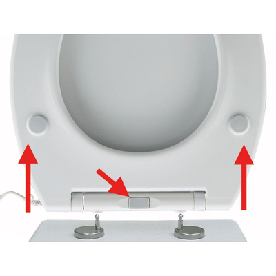 ADOB Warmlet verwarmde wc bril met softclose en quick release