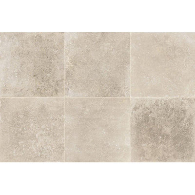 Kerabo wand- en vloertegel - 60x60cm - 10mm - Vierkant - gerectificeerd - Betonlook - Beige mat