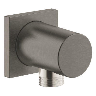 GROHE Rainshower Wandaansluitbocht - 1/2" - zonder houder - hard graphite geborsteld