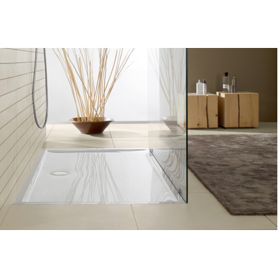 Villeroy & Boch Futurion Flat douchebak quaryl rechthoekig 160x90x2,5cm wit