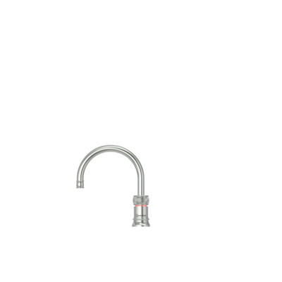 Quooker Classic Nordic Round kokendwaterkraan - draaibare uitloop - Combi reservoir - Warm / kokend water - RVS